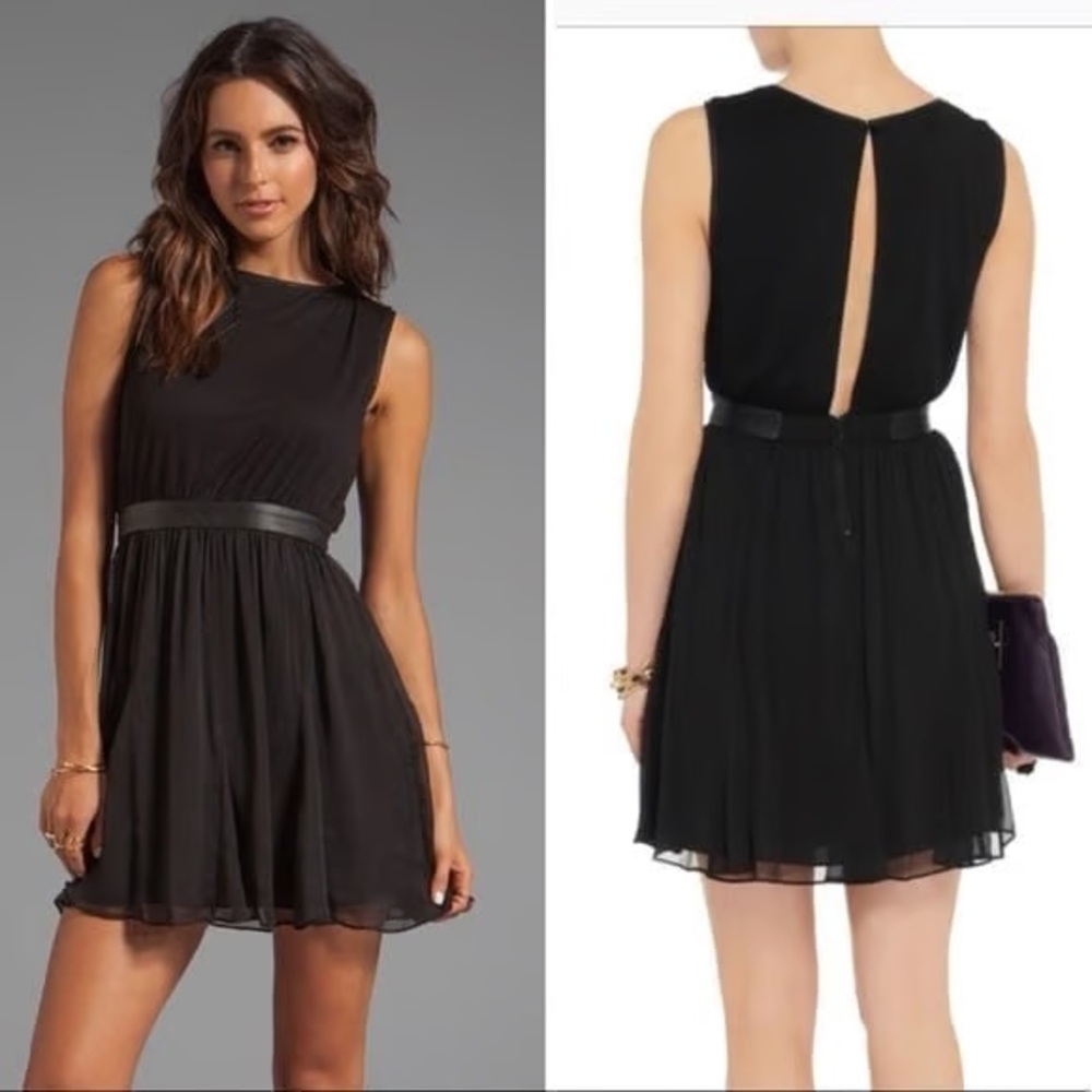 - Alice+ Olivia black dress